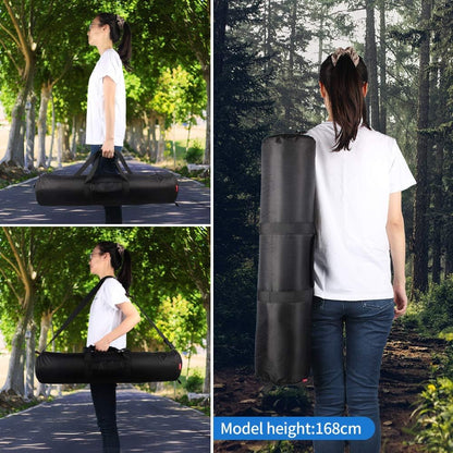 Tripod Carrying Case Bag 31.5X7X7In/80X18X18Cm Heavy Duty with Storage Bag and Shoulder Strap Padded Carrying Bag for Light Stands, Boom Stand, Tripod,Mic Stand and Tent Pole